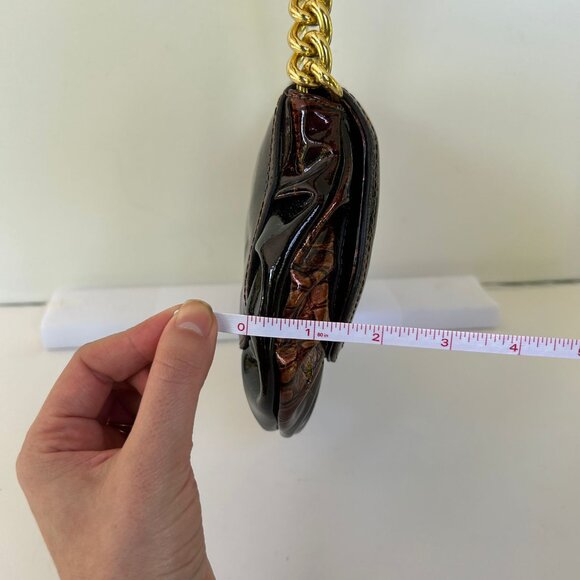 Fortuna Valentino Brown Leather Handbag Brand New - Picture 11 of 11